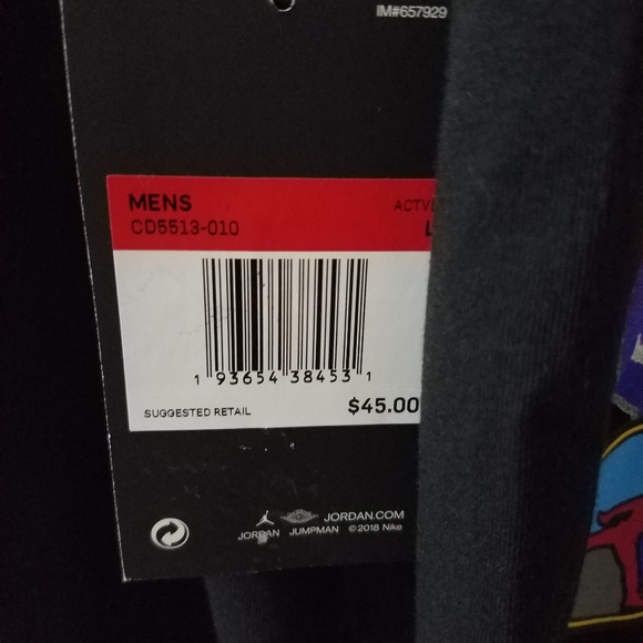 Air Jordan Photo Repeat Long Sleeve T-Shirt. Mens - Picture 9 of 9